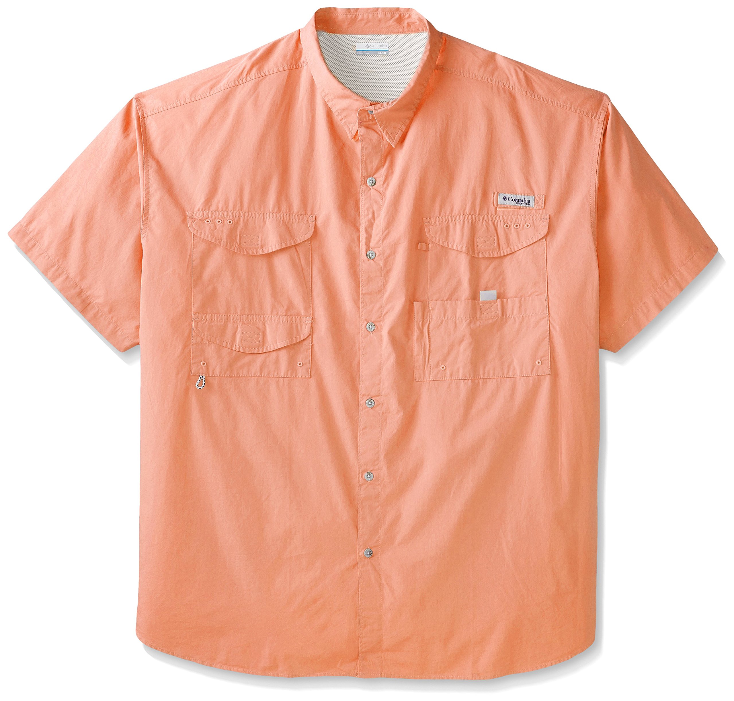 Columbia Men's Big & Tall Bonehead Short Sleeve Shirt - Comfortable Casual Button-Up for Outdoor Activities, Hiking & Summer Wear