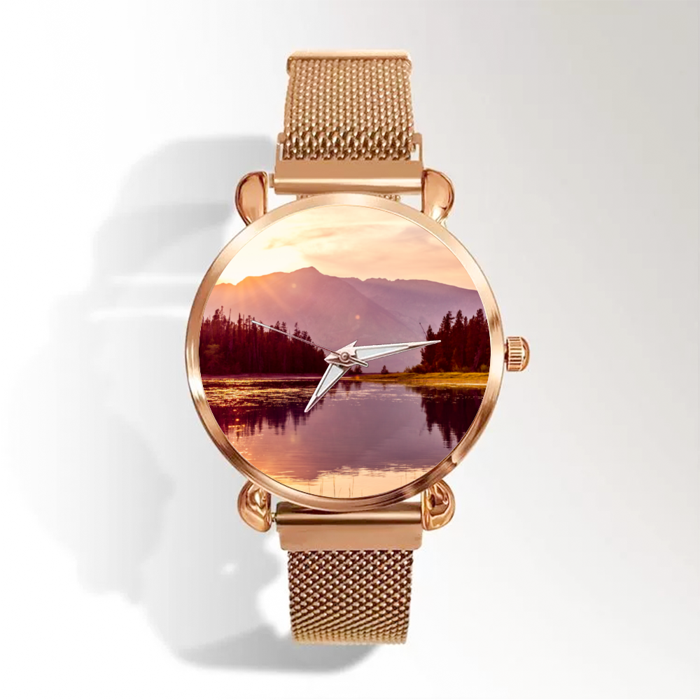 Stylish Multicolor Women's Magnetic Buckle Quartz Wristwatch - Perfect for Everyday Wear, Office & Casual Outfits