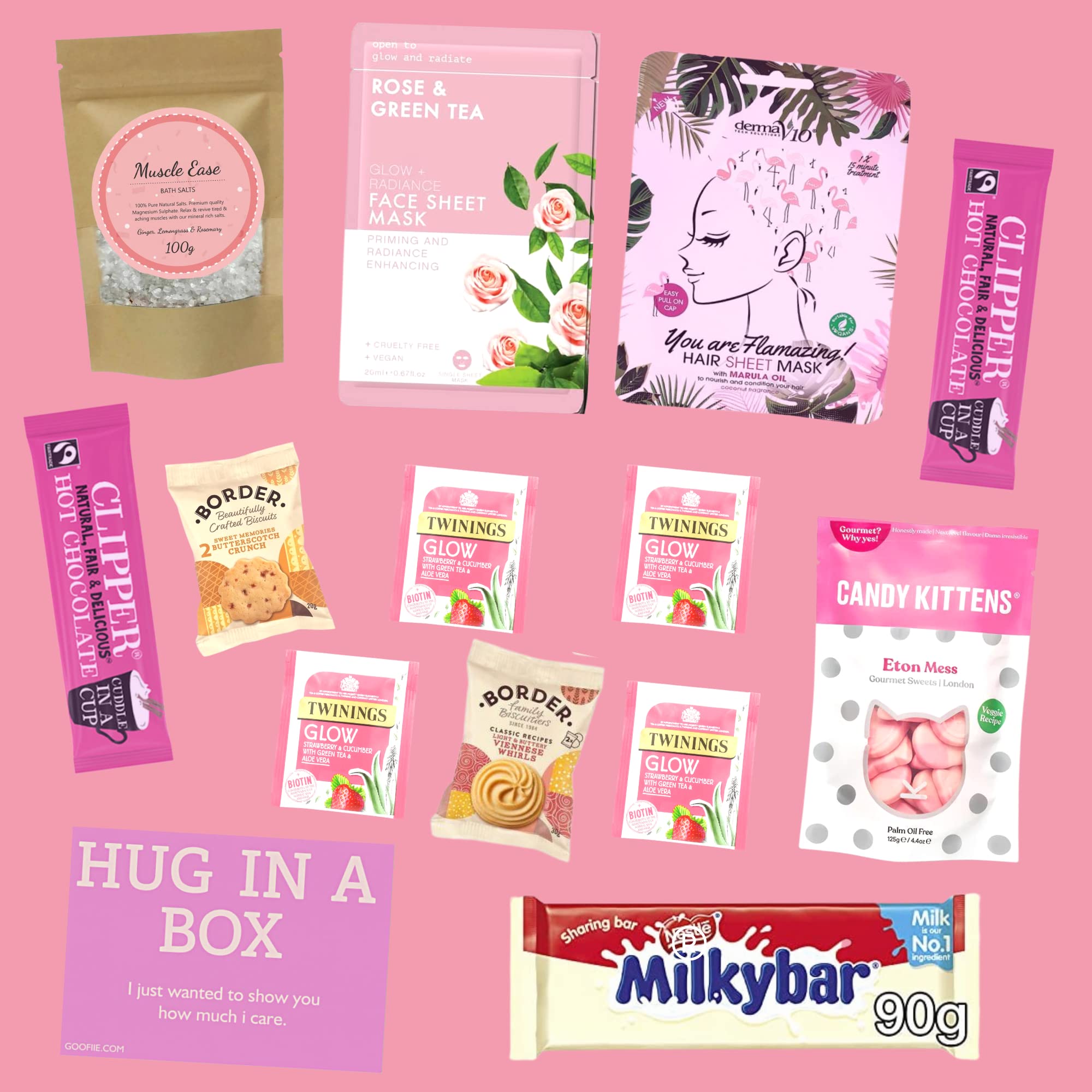Luxury Relaxation Gift Box for Women - Spa Care Package with Bath Salts, Face Masks & Gourmet Snacks | Perfect for Home Spa Day, Mother's Day Gifts, Birthday Presents & Self-Care Moments