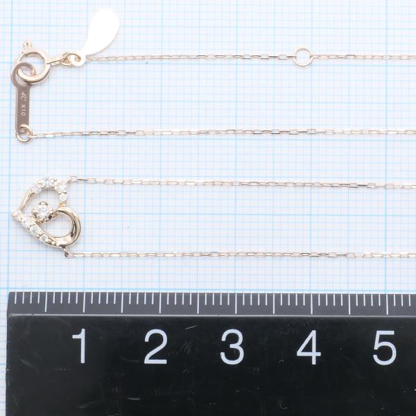 4℃ K10PG Aquamarine Diamond Pendant Necklace - Elegant 14K Gold Plated Jewelry for Women, Perfect Gift for Anniversary, Birthday & Valentine's Day