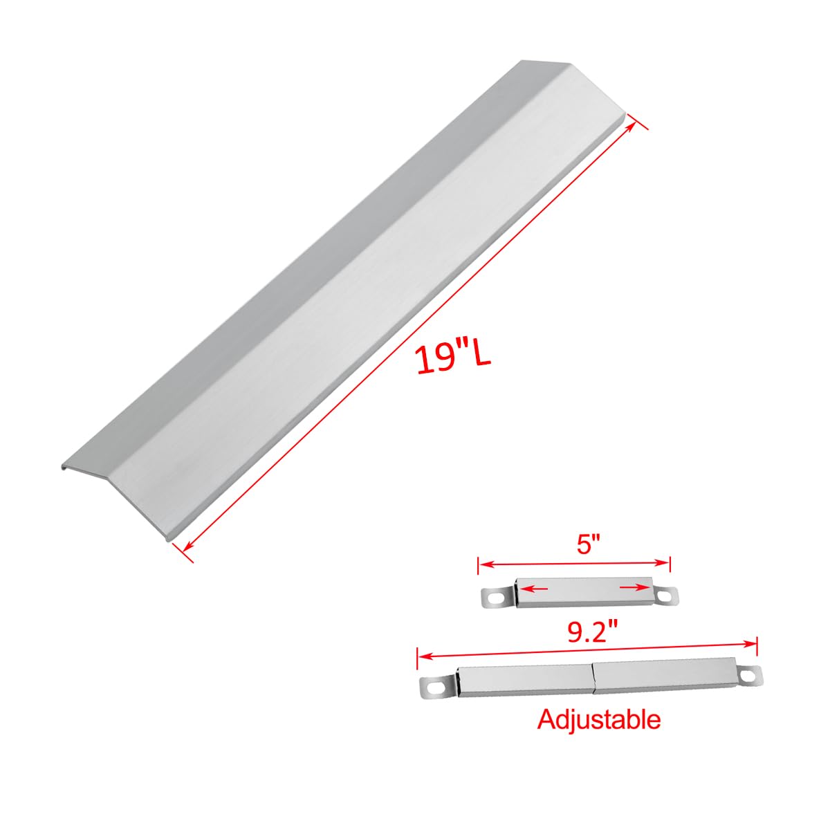 Oklahoma Joe's Grill Replacement Parts - Heat Tent Burners, Heat Plates & Burner Tube (Fits Models 15202029, 1767054, 1767017) for Longhorn Combo Charcoal Gas Smoker - Durable Heat Shields for BBQ Grilling & Outdoor Cooking