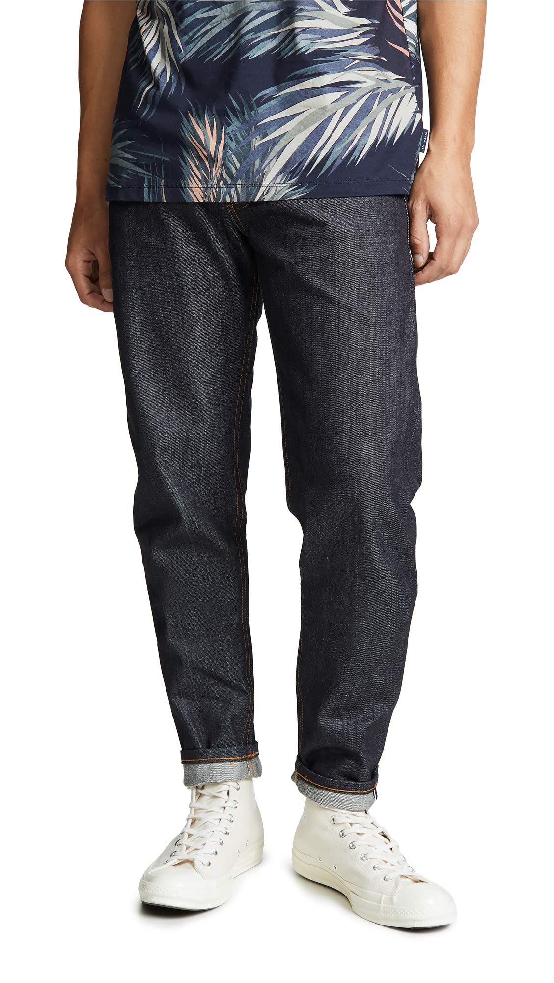 Naked & Famous Denim Men's Easy Guy Relaxed Fit Selvedge Jeans - Left Hand Twill Denim for Casual Wear & Street Style
