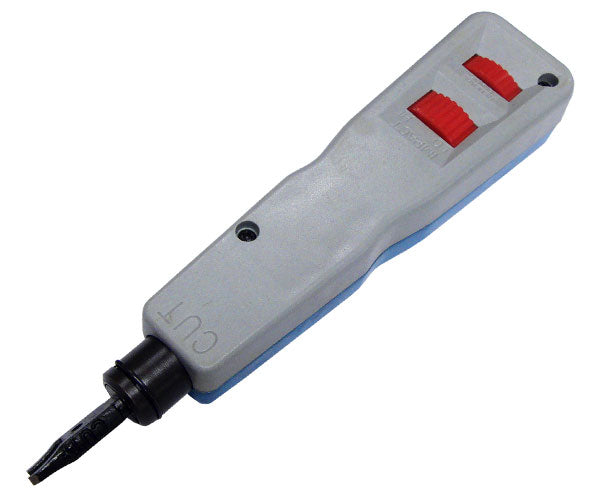 66/110 Adjustable Impact Punch Down Tool with Replaceable Blades - Ideal for Network Cable Installation & Telecom Wiring
