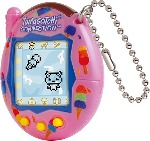 Tamagotchi Connection Virtual Pet - Ice Cream Color Edition | Interactive Digital Pet Game for Kids & Adults | Perfect for Travel, Gifts & Nostalgic Fun