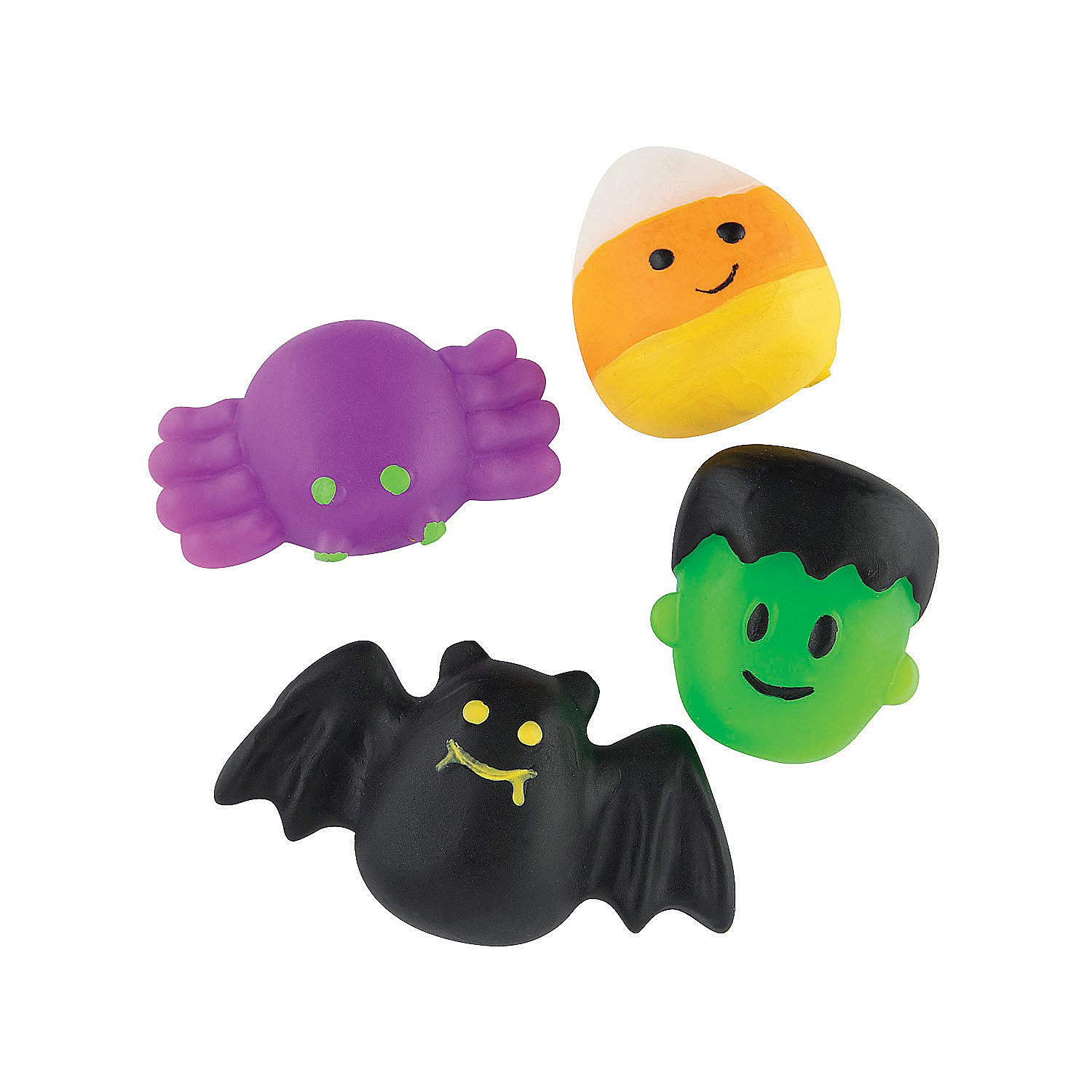 Halloween Mochi Squishies 12-Pack - Fun Stress Relief Toys for Kids Party Favors