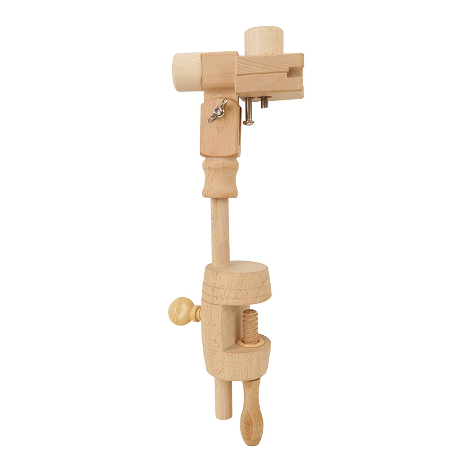 Premium Beech Wood Cross Stitch Stand - Adjustable Embroidery Holder & Tabletop Craft Frame for Needlework Projects | Perfect for DIY Embroidery, Sewing, and Handcrafting at Home