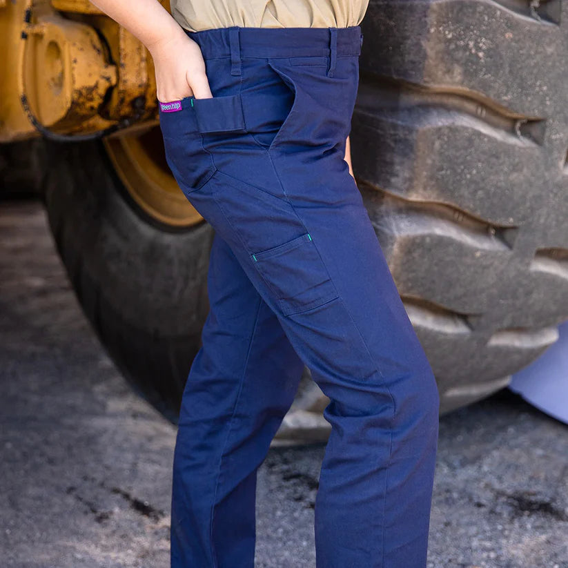 Women's Mid Rise Cargo Pants - Comfortable & Stylish for Outdoor, Hiking & Casual Wear