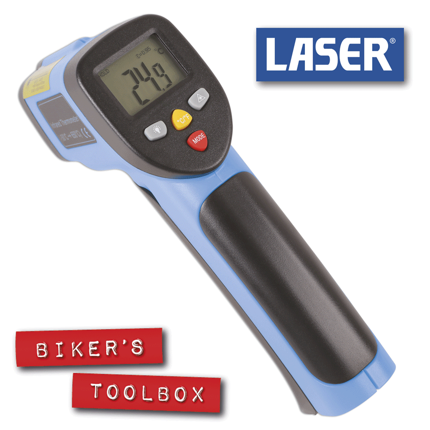 Digital Infrared Thermometer - Non-Contact Laser Temperature Gun for Cooking, HVAC, Automotive & Industrial Use - Fast & Accurate Readings (-58°F to 1472°F)