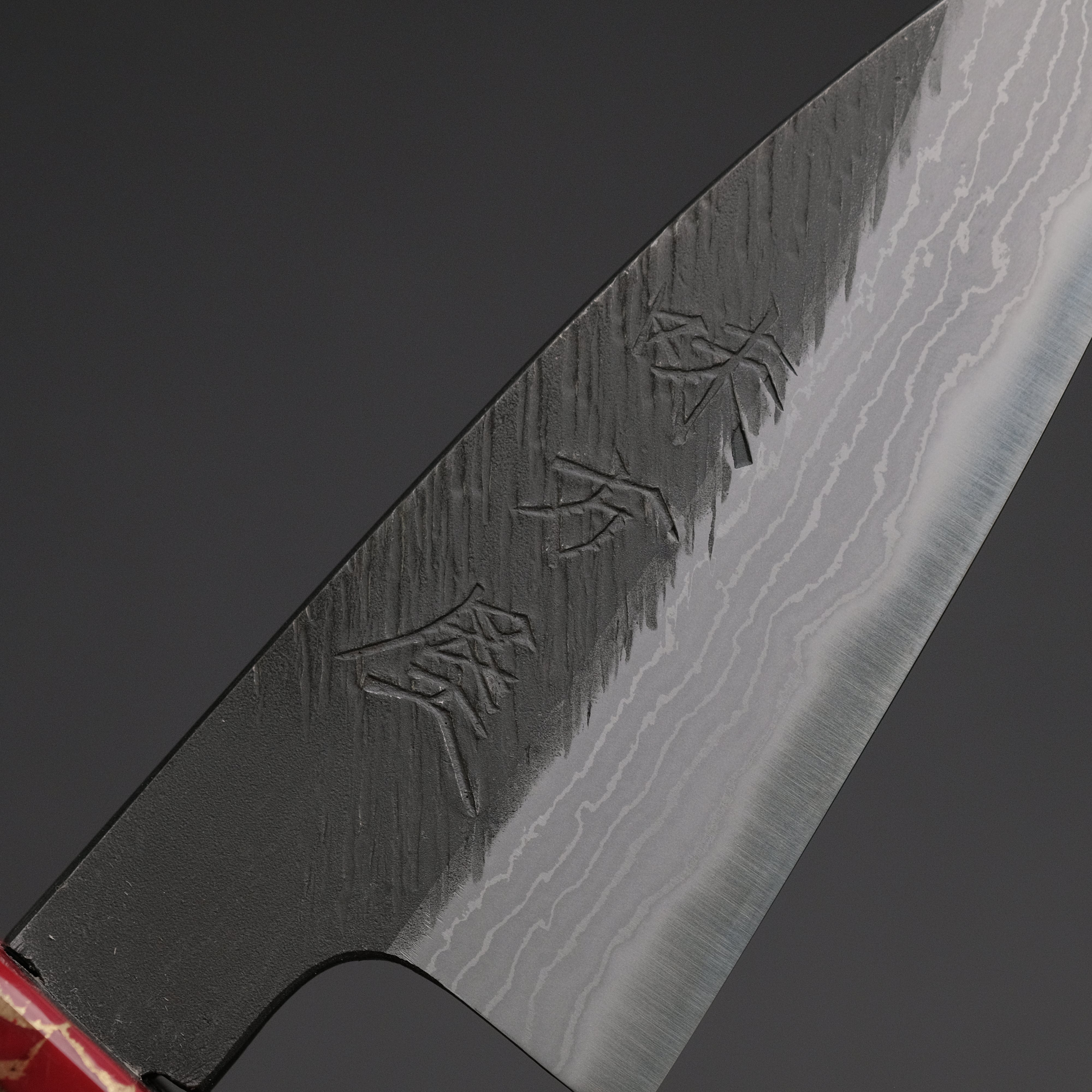 Premium Ajikataya White #2 Matsuba Damascus Petty Knife 80mm - Ebony Wood Handle with TQP Finish (#31) - Perfect for Slicing Fruits, Vegetables & Precision Kitchen Tasks