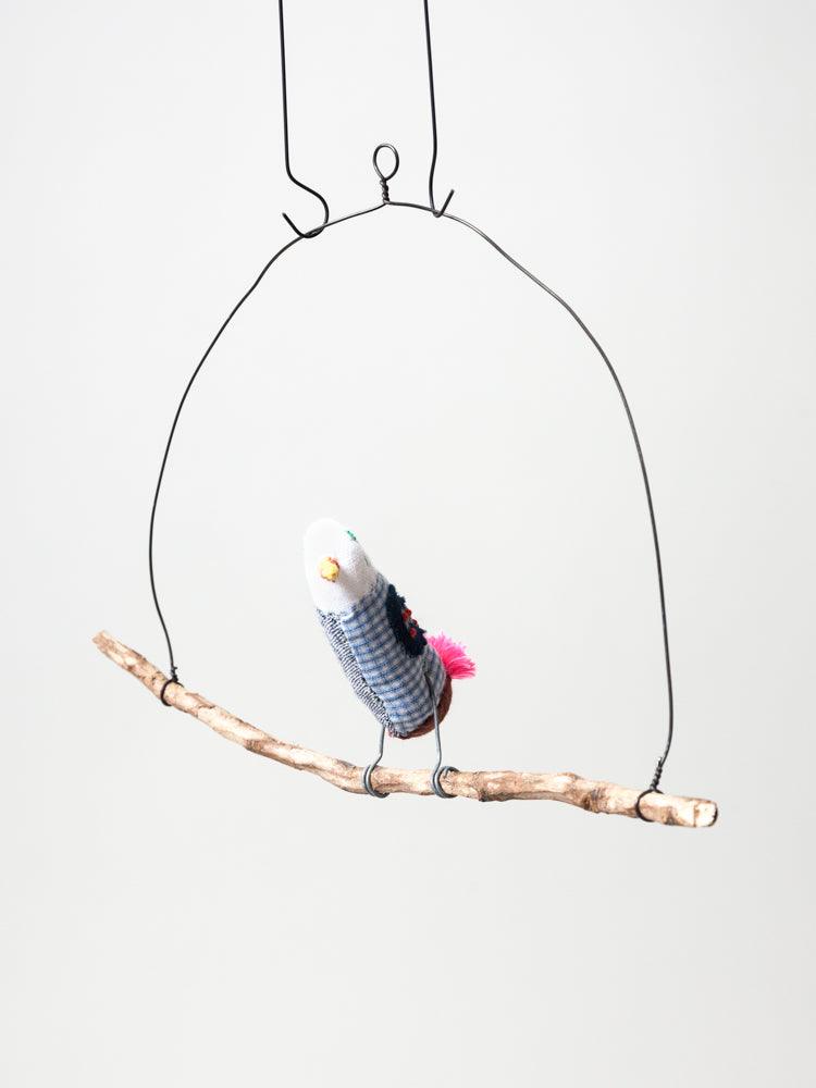 Roost Wire Bird Mobile - Handmade Boho Nursery Decor for Baby Shower Gifts & Kids Room Wall Hanging - Perfect for Gender Neutral Nursery, Bedroom, or Boho Home Decor