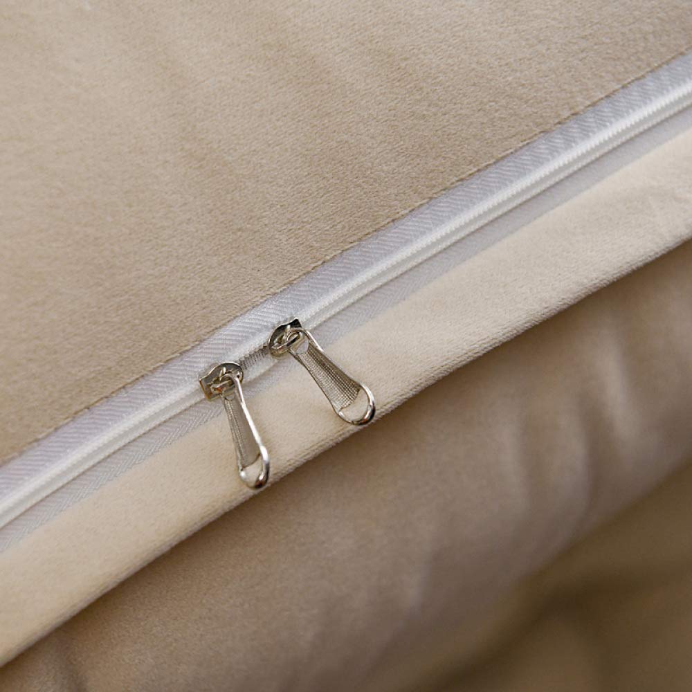 Velvet Triangle Backrest Wedge Pillow - Large Headboard Cushion for Bed & Sofa (180x50x20cm, Purple) - Perfect for Reading, Relaxing & Back Support in Bedrooms & Living Rooms