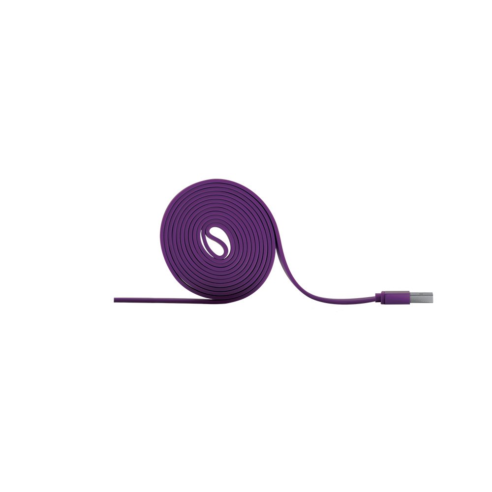 Premium 8 Pin Lightning Cable for iPhone 12/13/14/15 Pro Max/XS/XR - Fast Charging & Sync - Durable Purple Braided Cord - Perfect for Home, Office & Travel