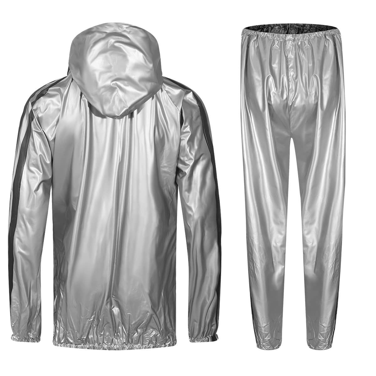 Anti-Rip Sauna Suit for Weight Loss & Sweat - Men's & Women's MMA Training Gym Jacket & Pants Set - Perfect for Workouts, Fat Burning, and Detox - Ideal for Boxing, Fitness, and Home Exercise Routines