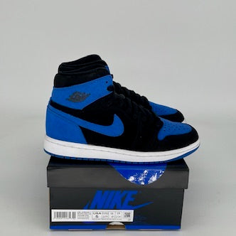 Air Jordan 1 Reimagined Royal Blue Men's Basketball Shoes Size 5 - Retro High Top Sneakers for Casual Wear & Street Style (FD1437-042)