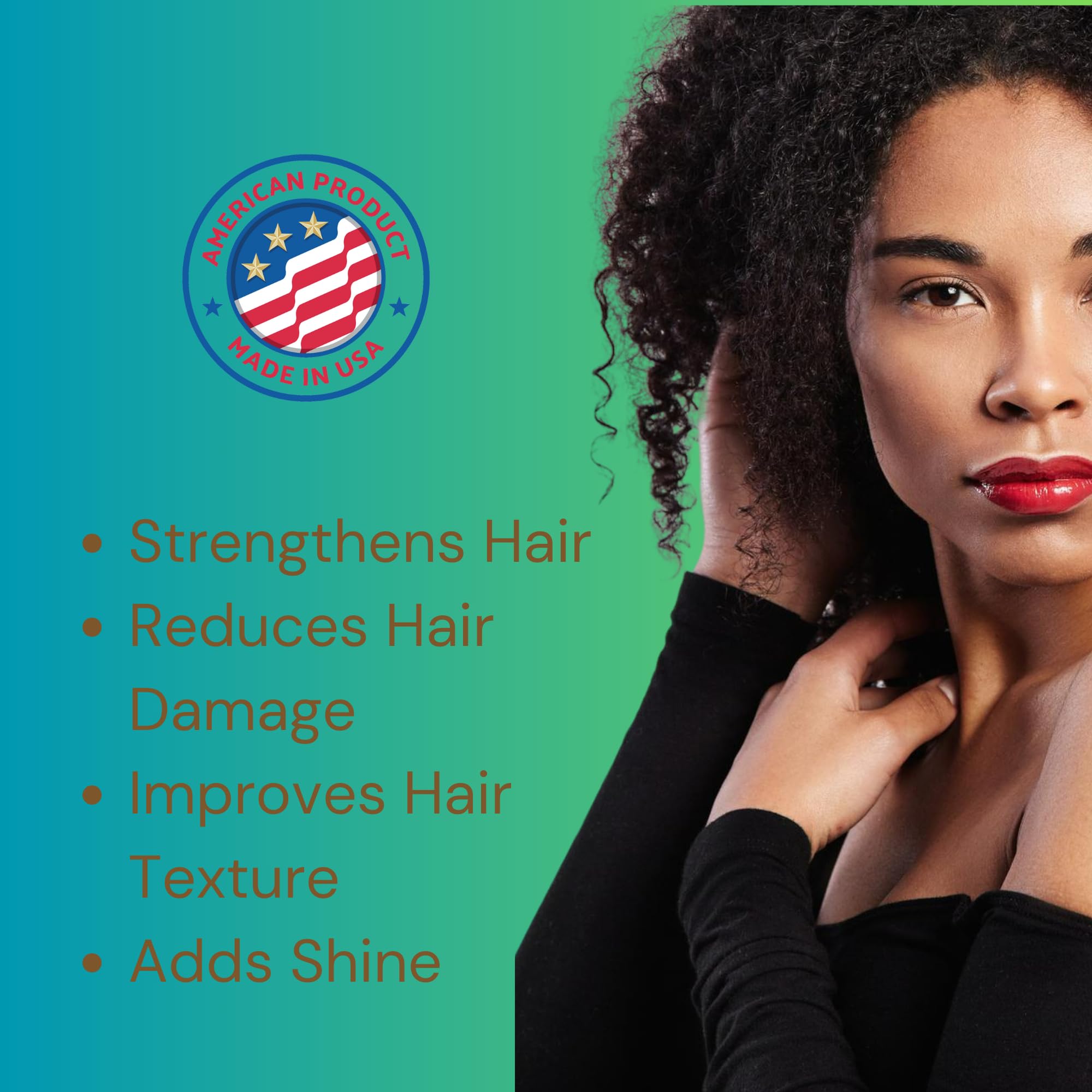 Chebe Hair Growth Butter with Chebe Powder - All Natural Hair Conditioner & Thickening Serum for All Hair Types - Strengthens & Nourishes Hair - Made in USA - Perfect for Dry, Damaged Hair & Natural Hair Care Routine