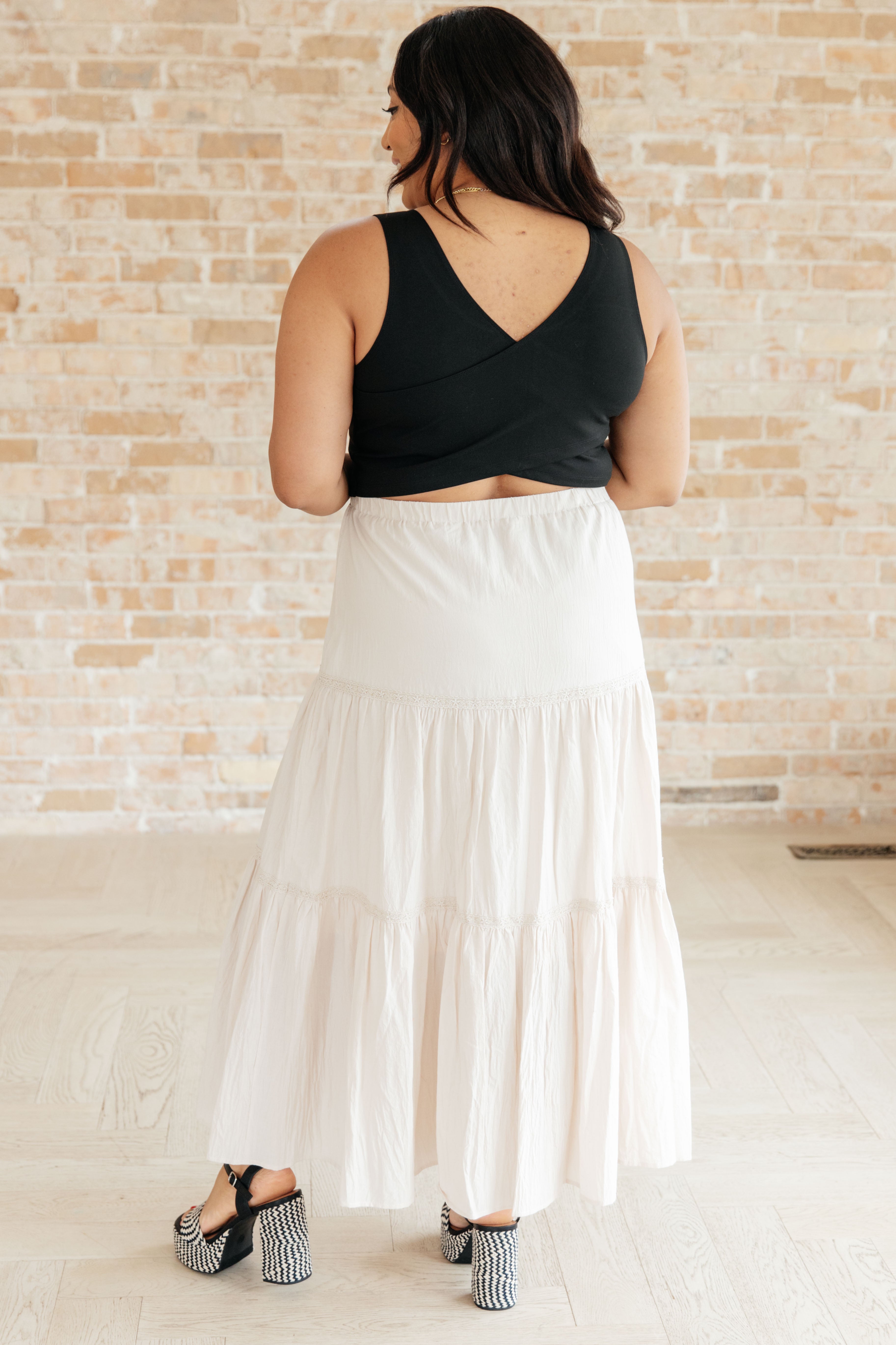 Let It Begin Tiered Maxi Skirt - Flowy Boho Long Skirt for Women | Perfect for Beach, Vacation & Summer Outfits