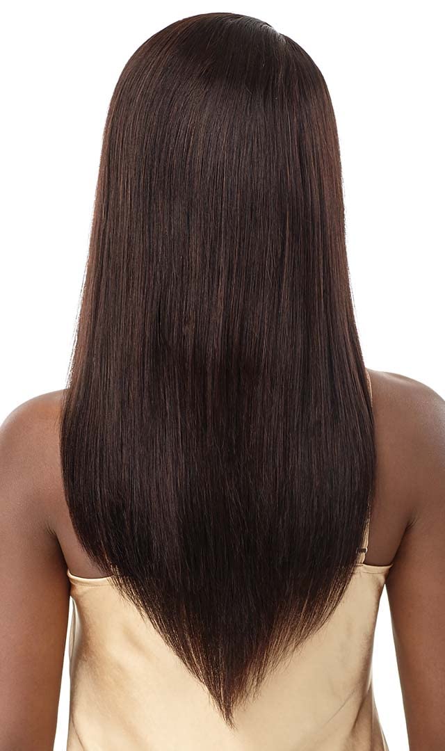 Outre Mytresses Gold Label 100% Unprocessed Human Hair Lace Front Wig - KRISTABEL (Natural Black) | Perfect for Daily Wear, Cosplay & Special Occasions