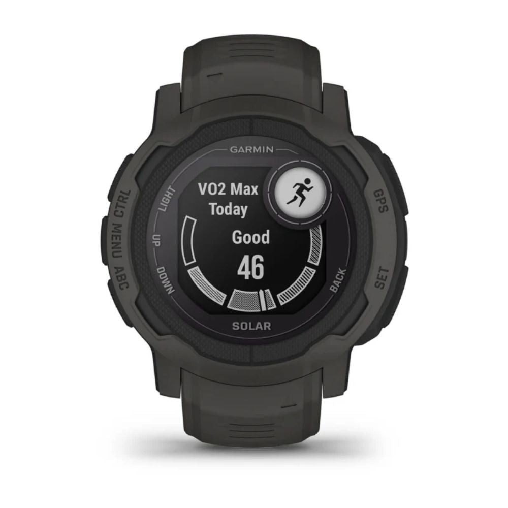 Garmin Instinct 2 Solar Smartwatch with SOS Detection - Rugged GPS Watch for Outdoor Adventures, Hiking & Fitness Tracking