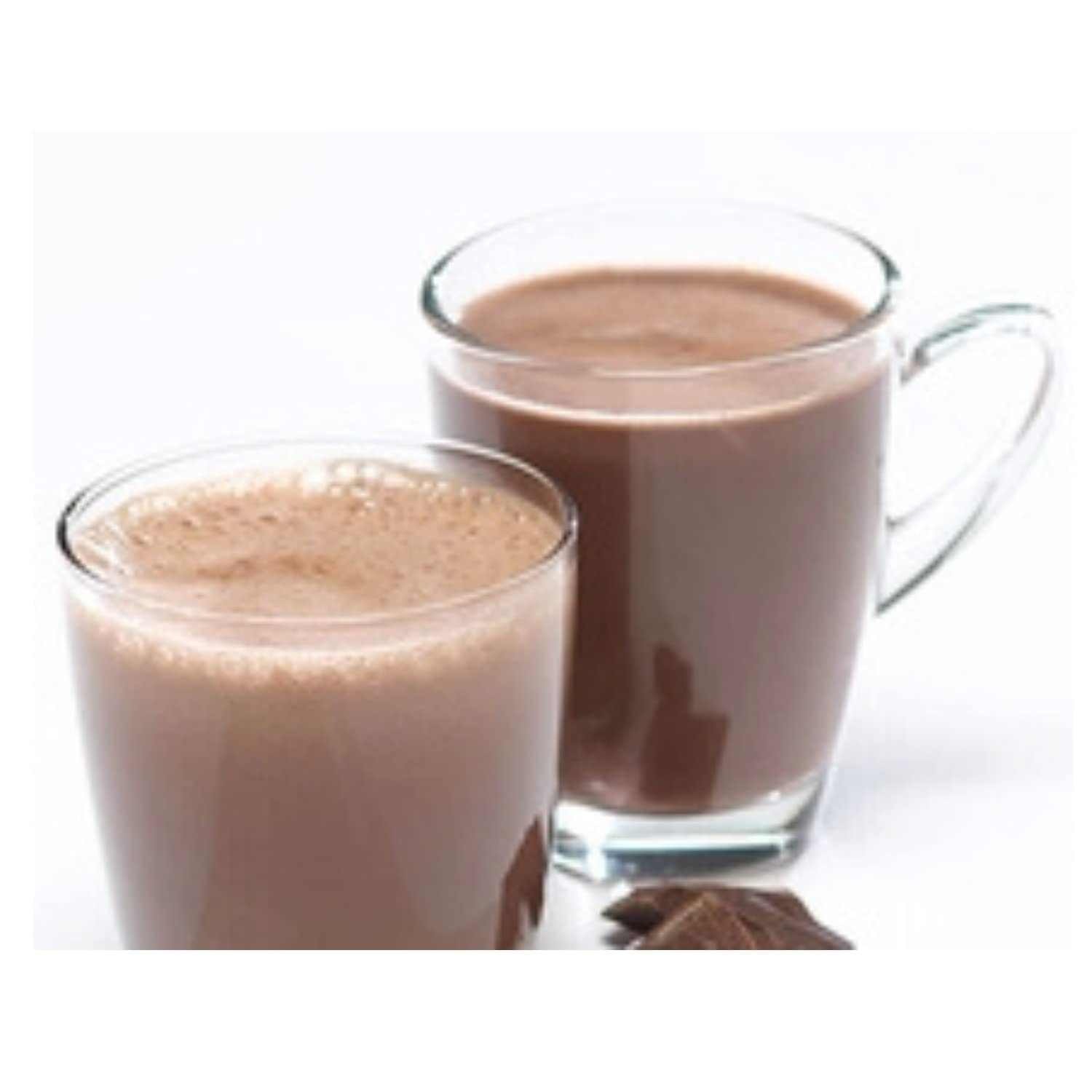 High Protein Hot or Cold Chocolate Drink Mix 2 Pack - 18g Protein, Low Fat, Low Carb, Low Sugar, Ideal Protein Compatible - Perfect for Post-Workout Recovery, Weight Management & Healthy Lifestyle