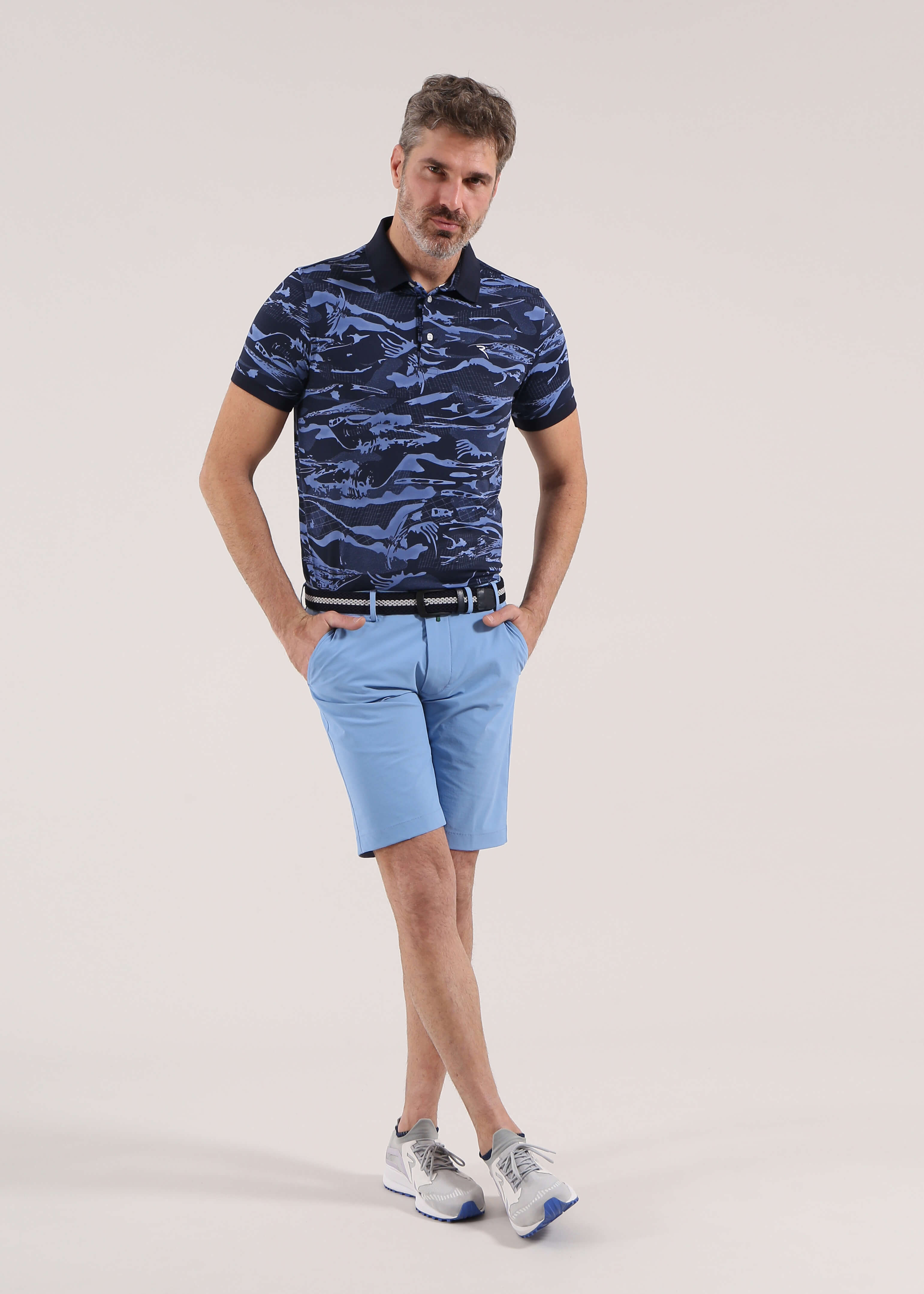 Eco-Friendly Sunblock® Printed Polo Shirt for Men & Women | UV Protection & Breathable Fabric | Perfect for Outdoor Activities, Golf & Casual Wear