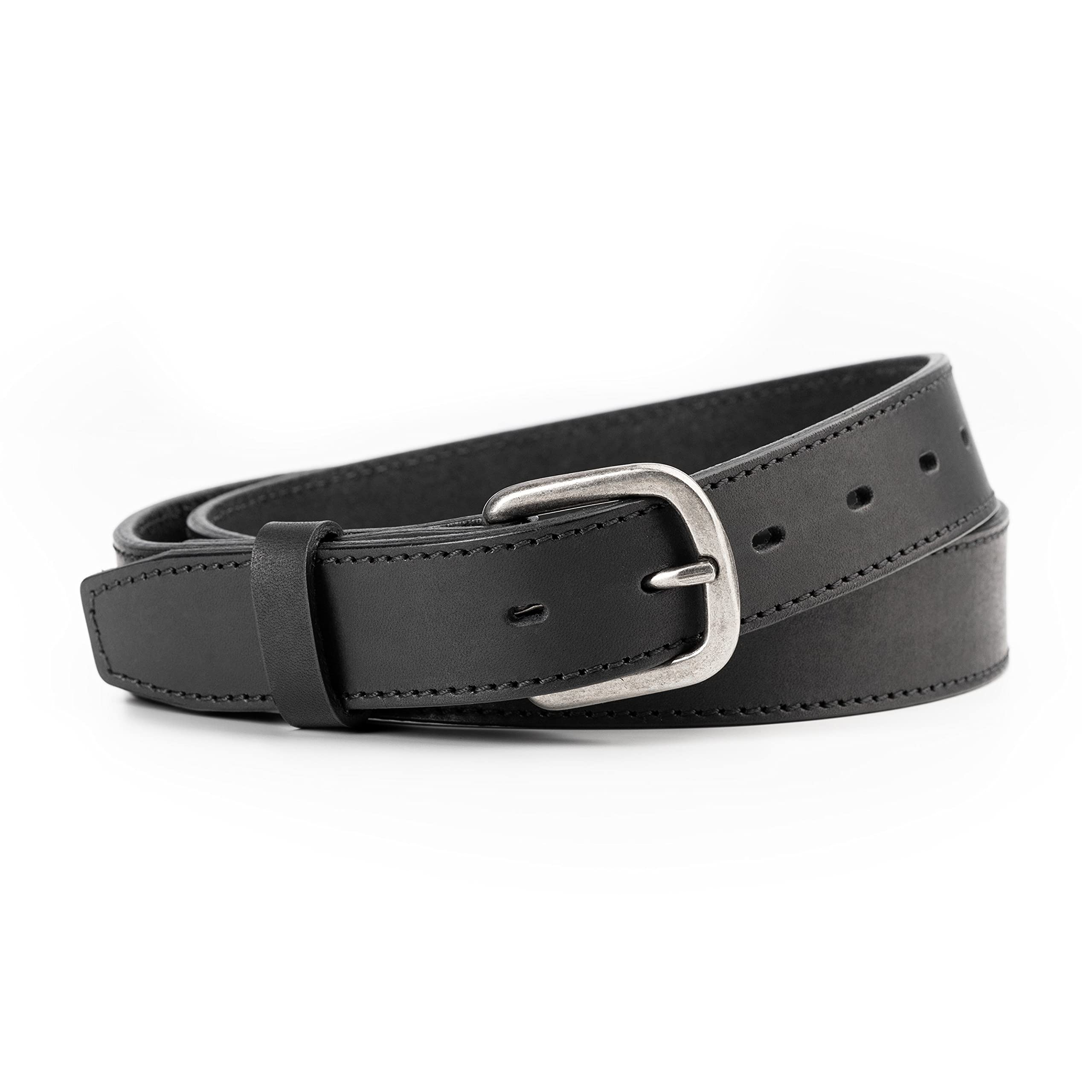 Main Street Forge The Executive Leather Belt for Men – Genuine Leather Dress Belt 1 1/4