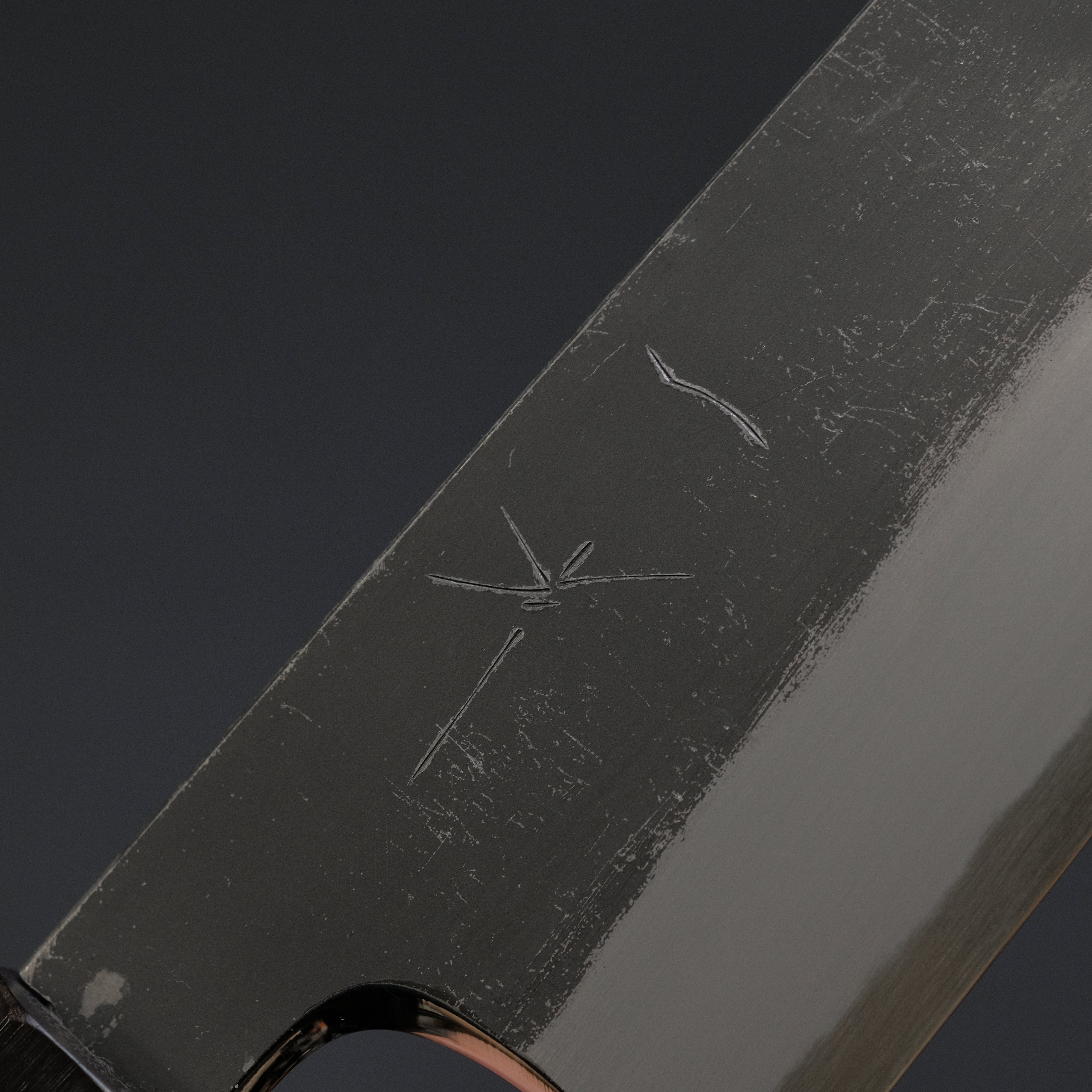 Hitohira Togashi White #2 Kurouchi Gyuto 210mm Japanese Chef Knife with Tagayasan Wood Handle - Professional Kitchen Knife for Slicing, Dicing & Meat Cutting
