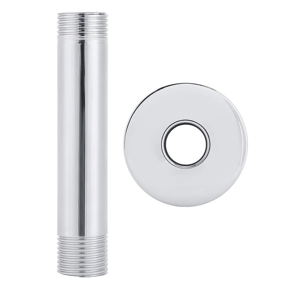 Stainless Steel G1/2In Ceiling Mount Shower Arm - Adjustable Shower Extension for Bathroom & Toilet (Perfect for Small Spaces & Modern Bathroom Renovations)