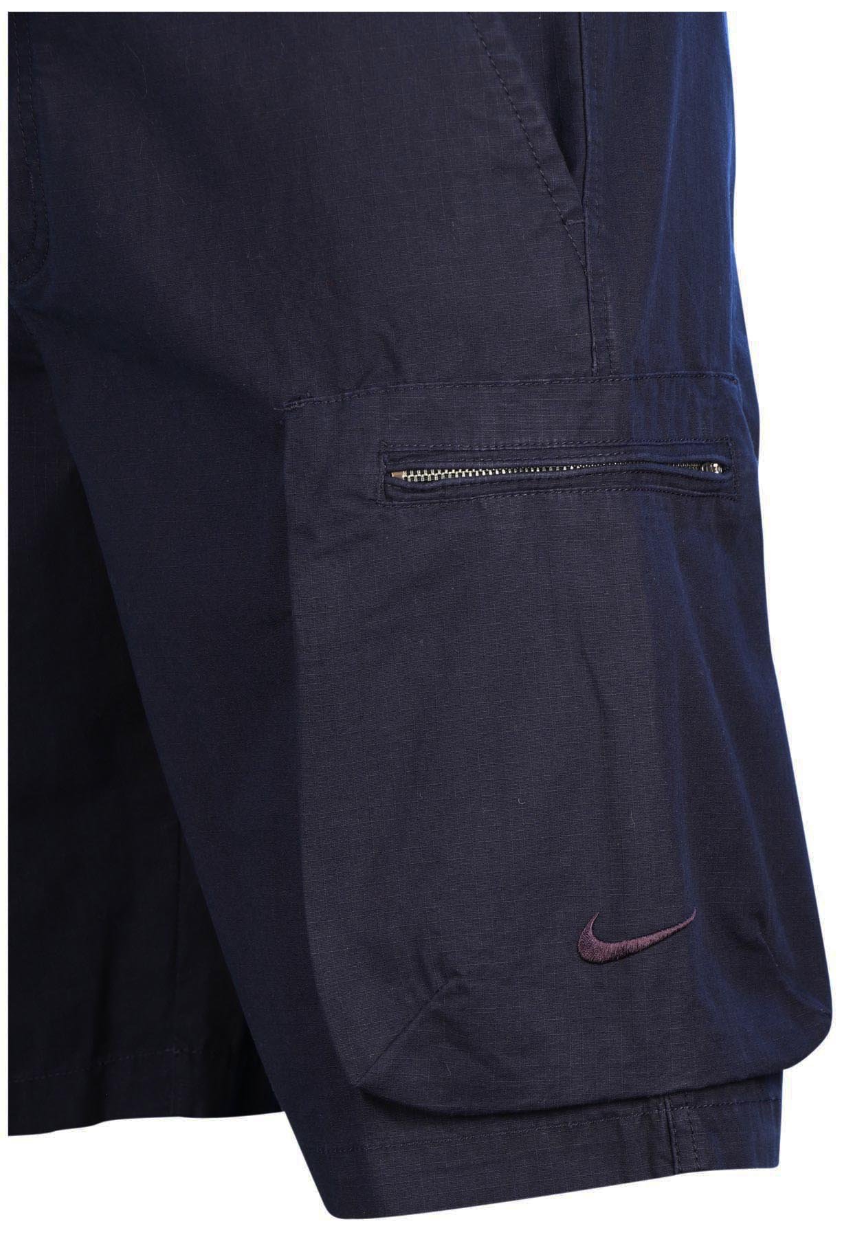Nike Men's Woven Performance Cargo Shorts - Navy Blue - Size 30 - Lightweight Quick-Dry Workout & Travel Shorts for Running, Gym, Hiking and Casual Wear