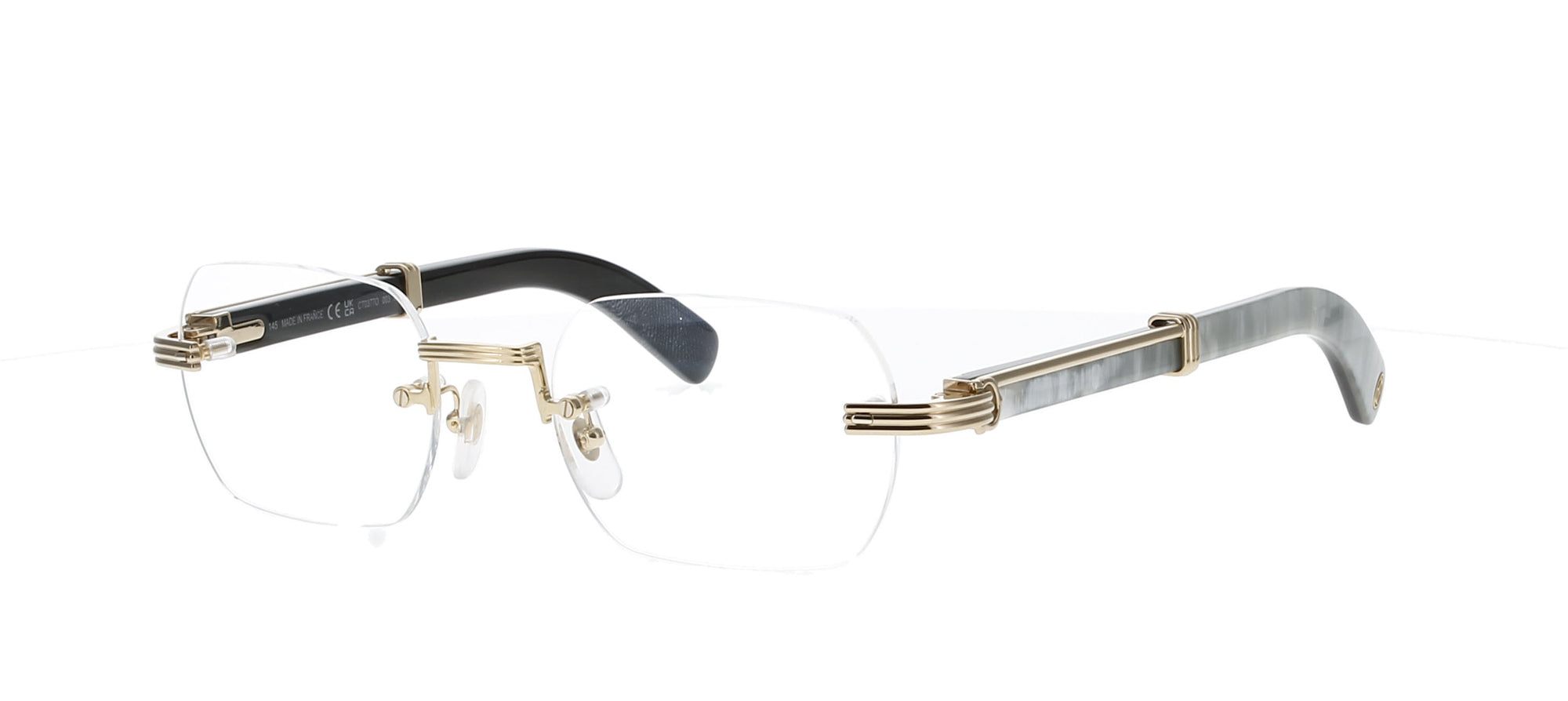 Cartier CT0377O Luxury Sunglasses - Polarized UV Protection Aviator Sunglasses for Men & Women - Perfect for Driving, Travel & Outdoor Activities