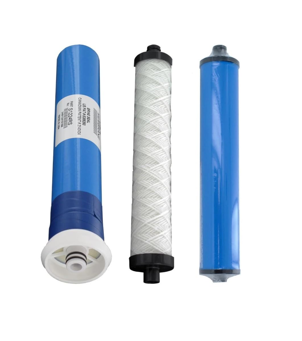 IPW Industries CTA-14S RO Water Filter Replacement Kit with Membrane - Compatible with Reverse Osmosis Systems | Home & Office Water Purification Solution
