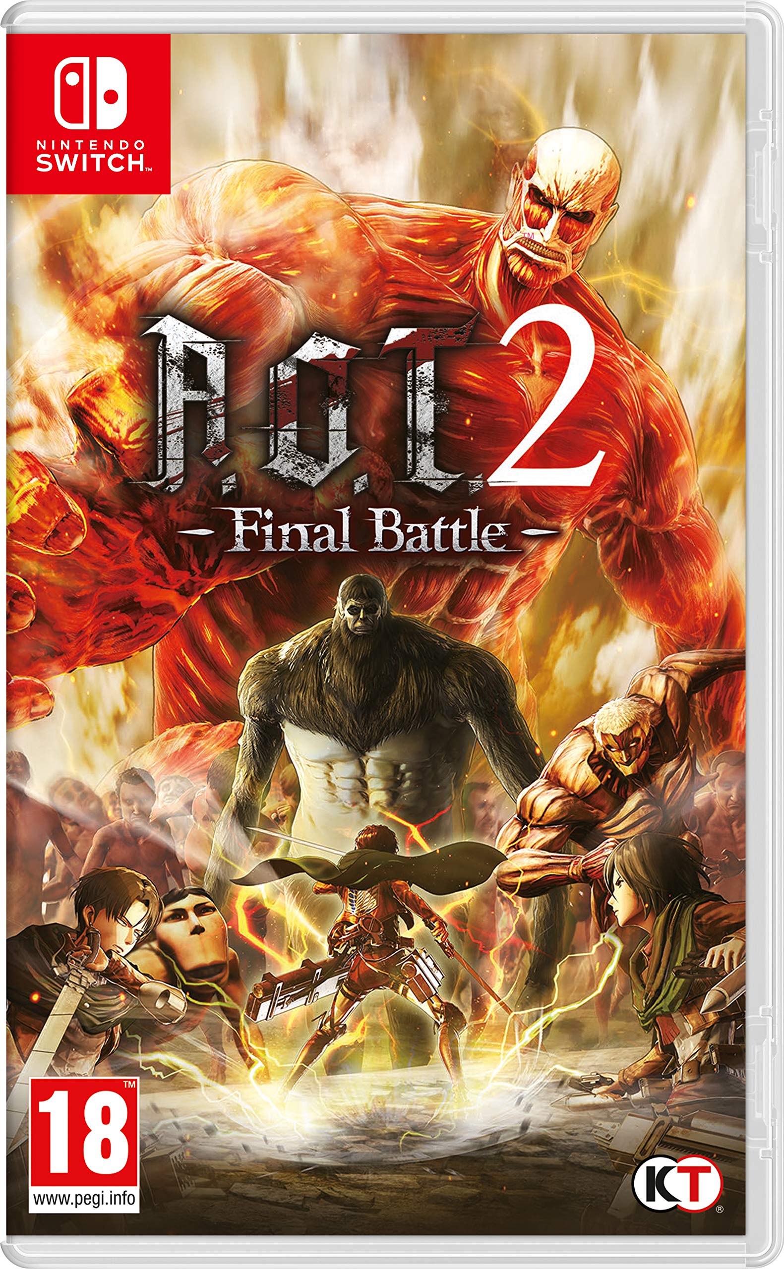 A.O.T.2 Final Battle - Nintendo Switch Game | Action RPG Based on Attack on Titan Anime | Perfect for Anime Fans & Gamers