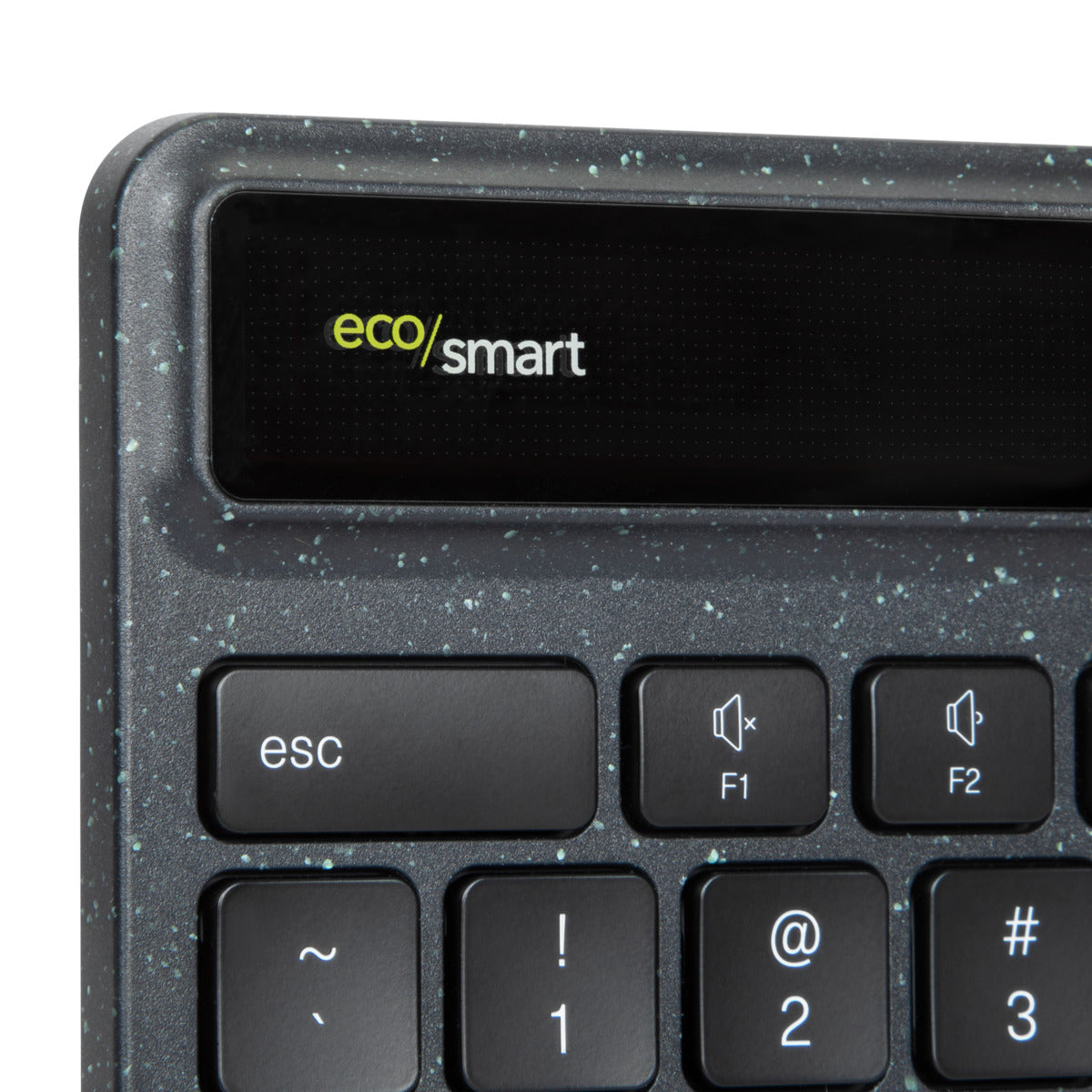 EcoSmart™ Sustainable Energy Harvesting Wireless Keyboard - Solar Powered & Rechargeable for Office, Home, and Outdoor Use