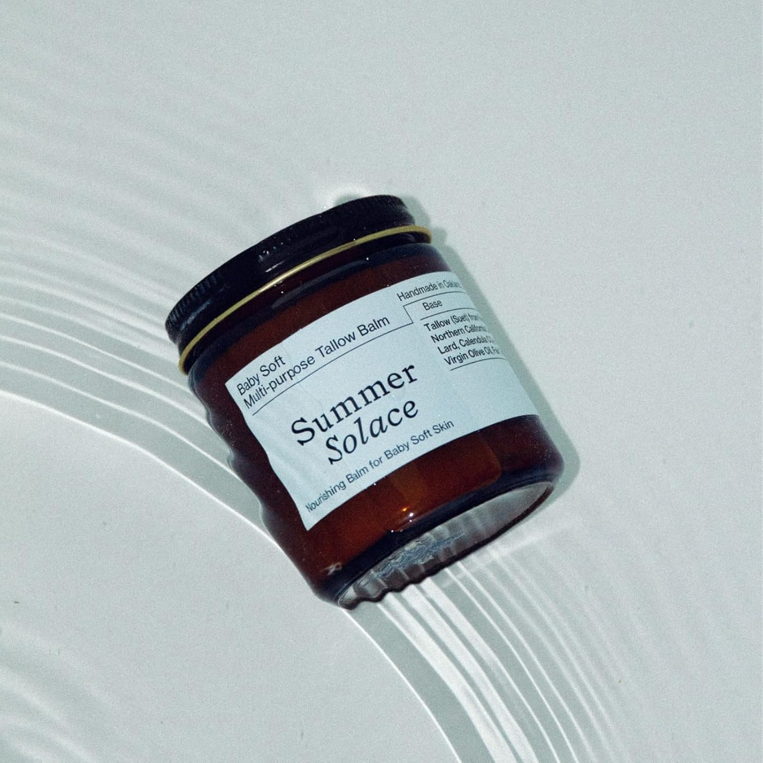 Unscented Family Balm with Light Cacao Butter | Moisturizing Leaf Lard & Pasture-Raised Cattle Suet | Organic Nourishing Face & Body Balm for Parents (50ml) – Perfect for Dry Skin Care & Daily Hydration