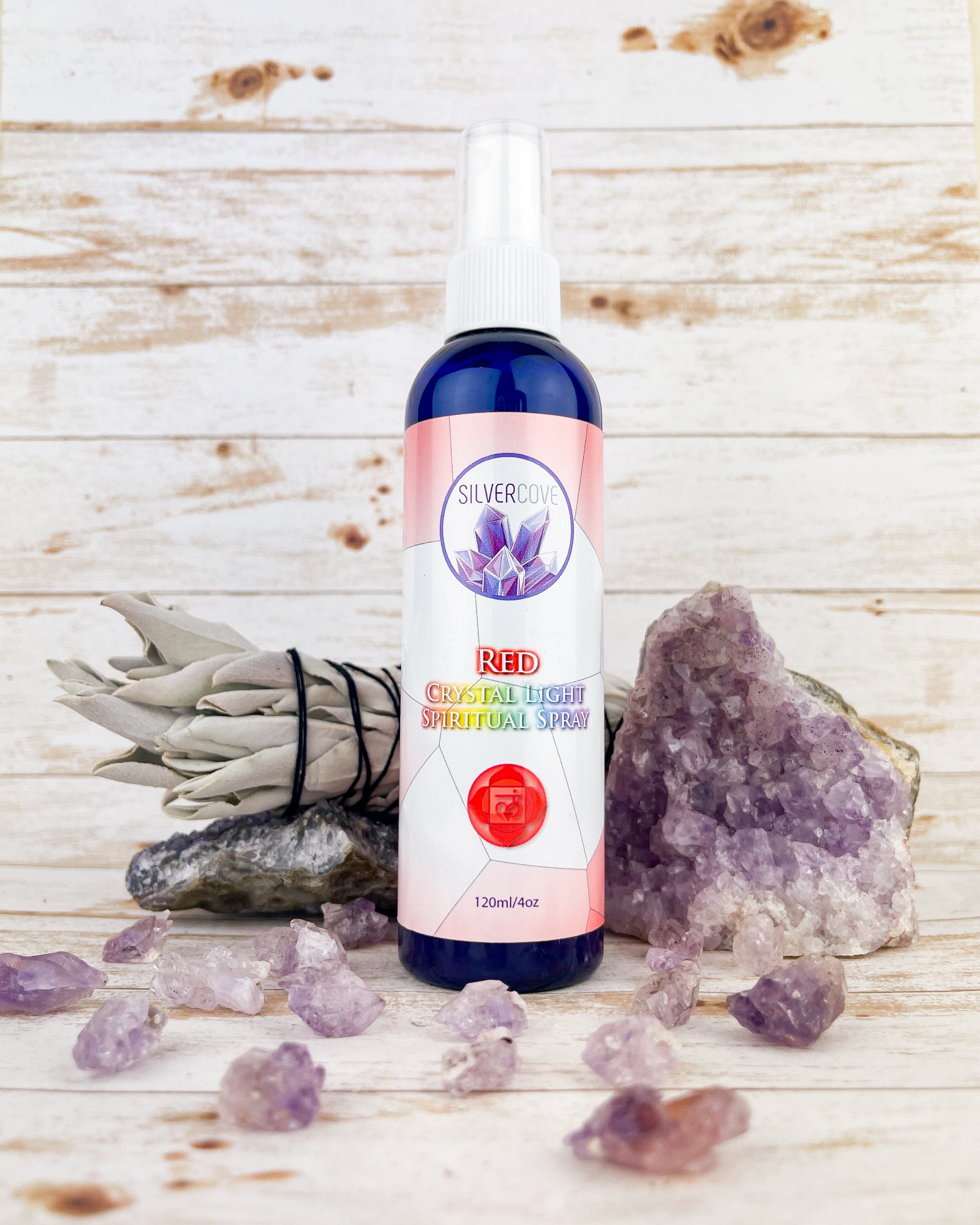 Chakra Crystal Light Spiritual Spray - Aromatherapy Mist for Meditation, Yoga & Energy Healing | Enhance Relaxation & Balance Chakras