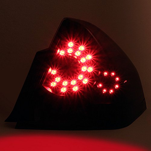 AKKON Smoked LED Tail Lights for Chevy Impala Sedan - Black Brake Lamp Replacement Pair (Left+Right) | Enhances Night Visibility & Style for 2014-2020 Models