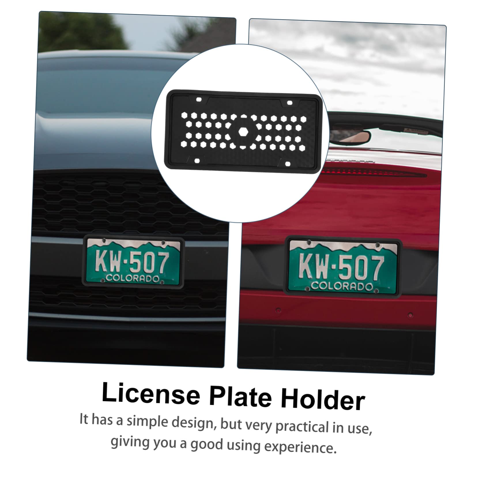 Vaguelly 16-Piece Anti-Scratch License Plate Frame Set - Durable Car License Plate Holder & Mount for All Vehicles - Perfect for Car Accessories, Auto Detailing & Vehicle Protection