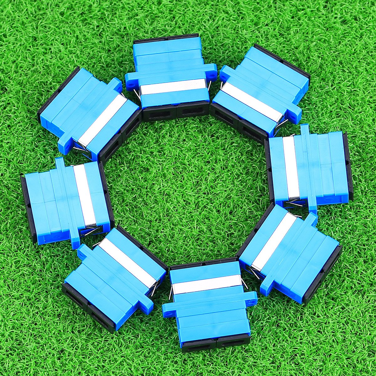 SC to SC Singlemode Duplex Fiber Optic Coupler Adapter - 500 Pack for High-Speed Network & Telecom Applications