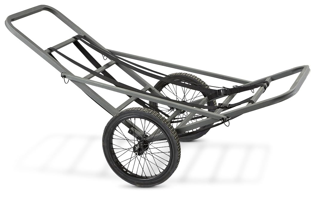 Guide Gear Aluminum Game Cart - Heavy Duty Deer Hauler & Tree Hauling Hunting Equipment with Wheels | Perfect for Off-Road Hunting, Camping Gear Transport & Field Dressing