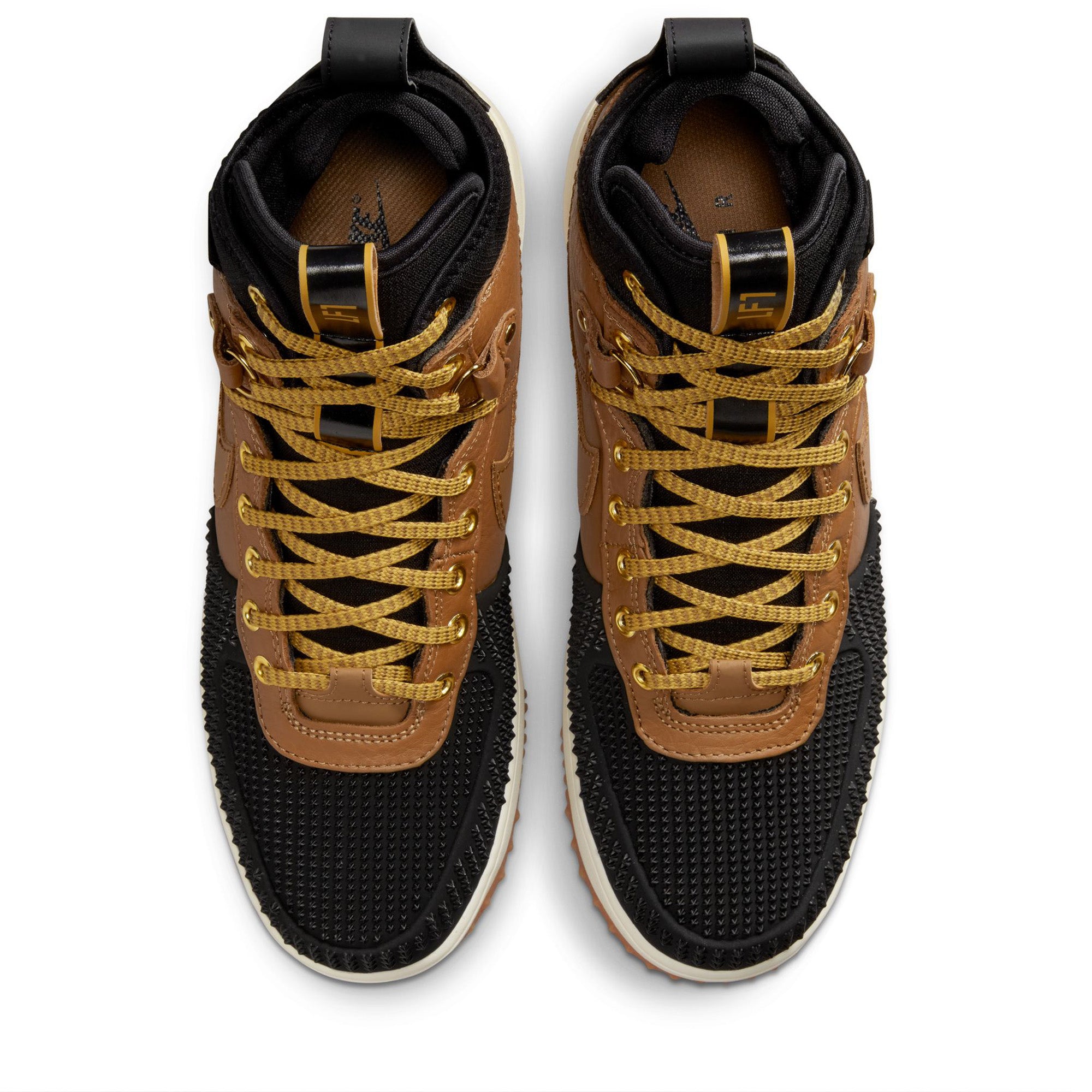 Nike Lunar Force 1 'Duckboot' Waterproof Hiking Shoes - Ale Brown/Black - Men's Outdoor Winter Boots for Snow & Rainy Weather