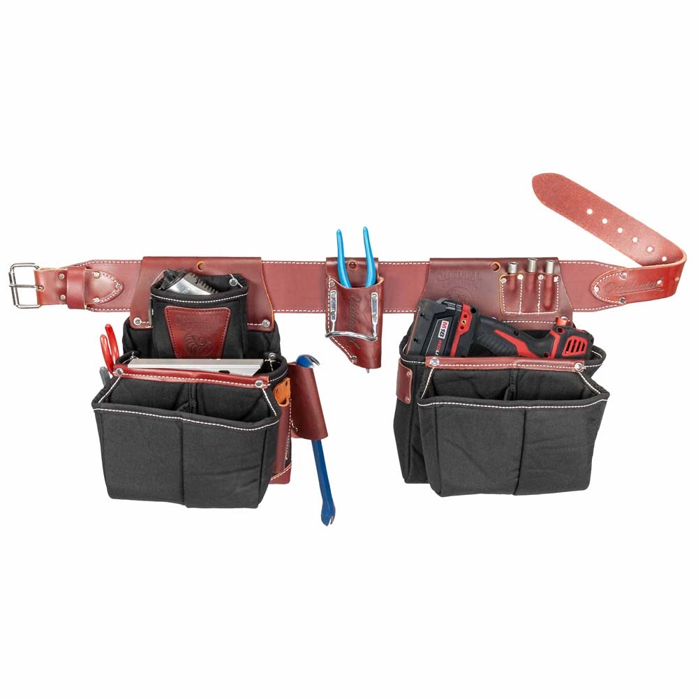 Occidental Leather 8087 M OxyLights Professional Electrician Tool Belt Set - Perfect for Construction, Wiring & Electrical Work