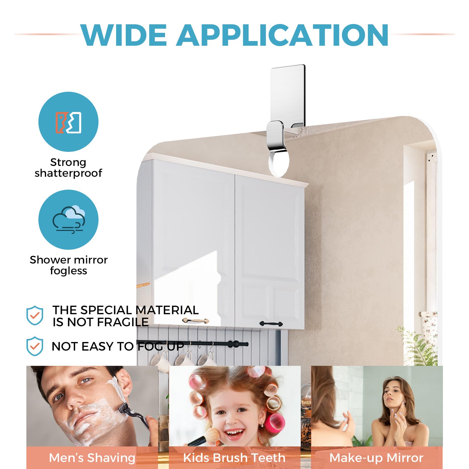 Fogless Shower Mirror 7.8