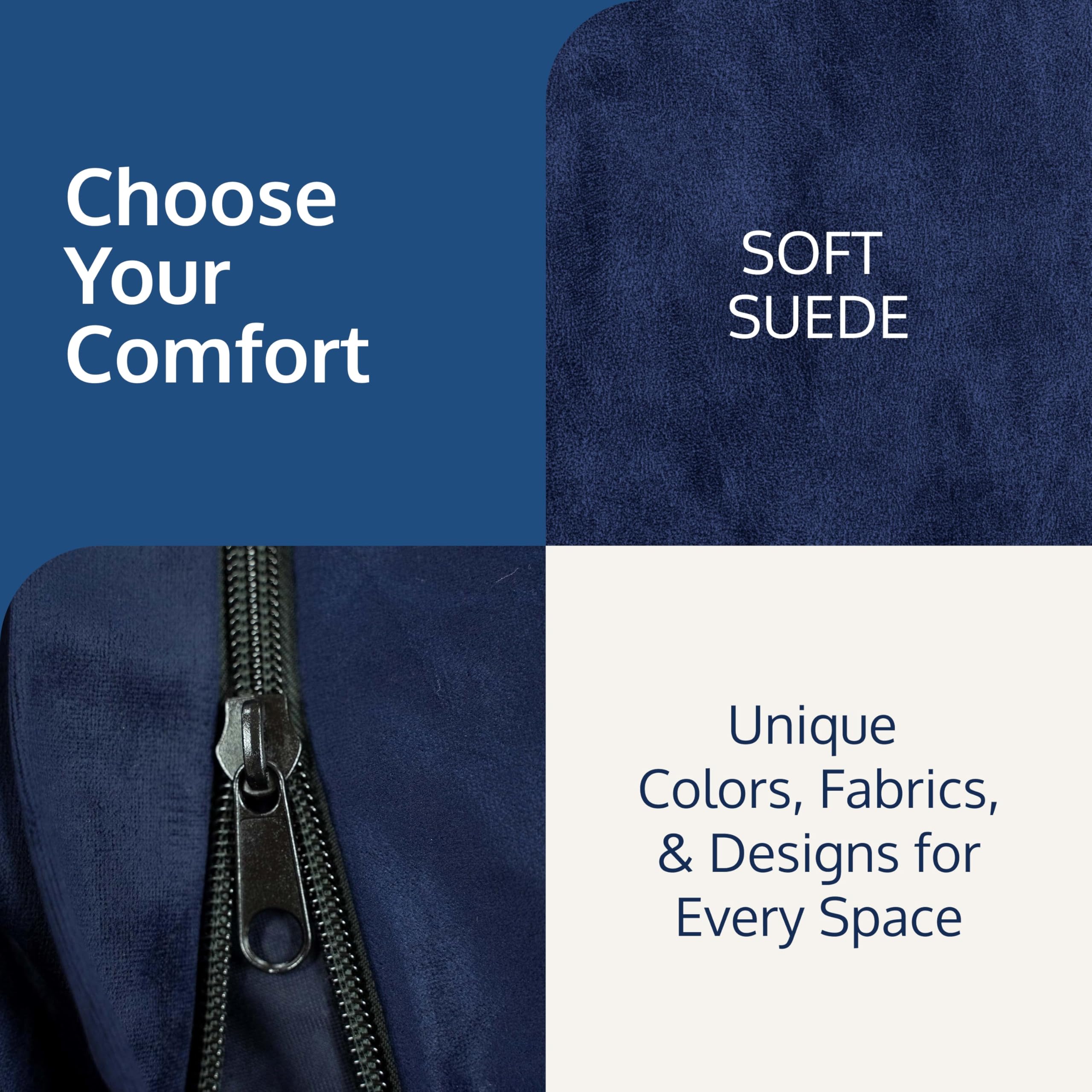 ULTIMATE SACK Convertible Bean Bag Chair - 3-in-1 Cozy Sleeper, Sofa Bed & Futon Alternative | Comfortable & Stylish Lounge Furniture for Living Room, Bedroom, Dorm, Guest Room | Perfect for Movie Nights, Sleepovers & Small Space Living