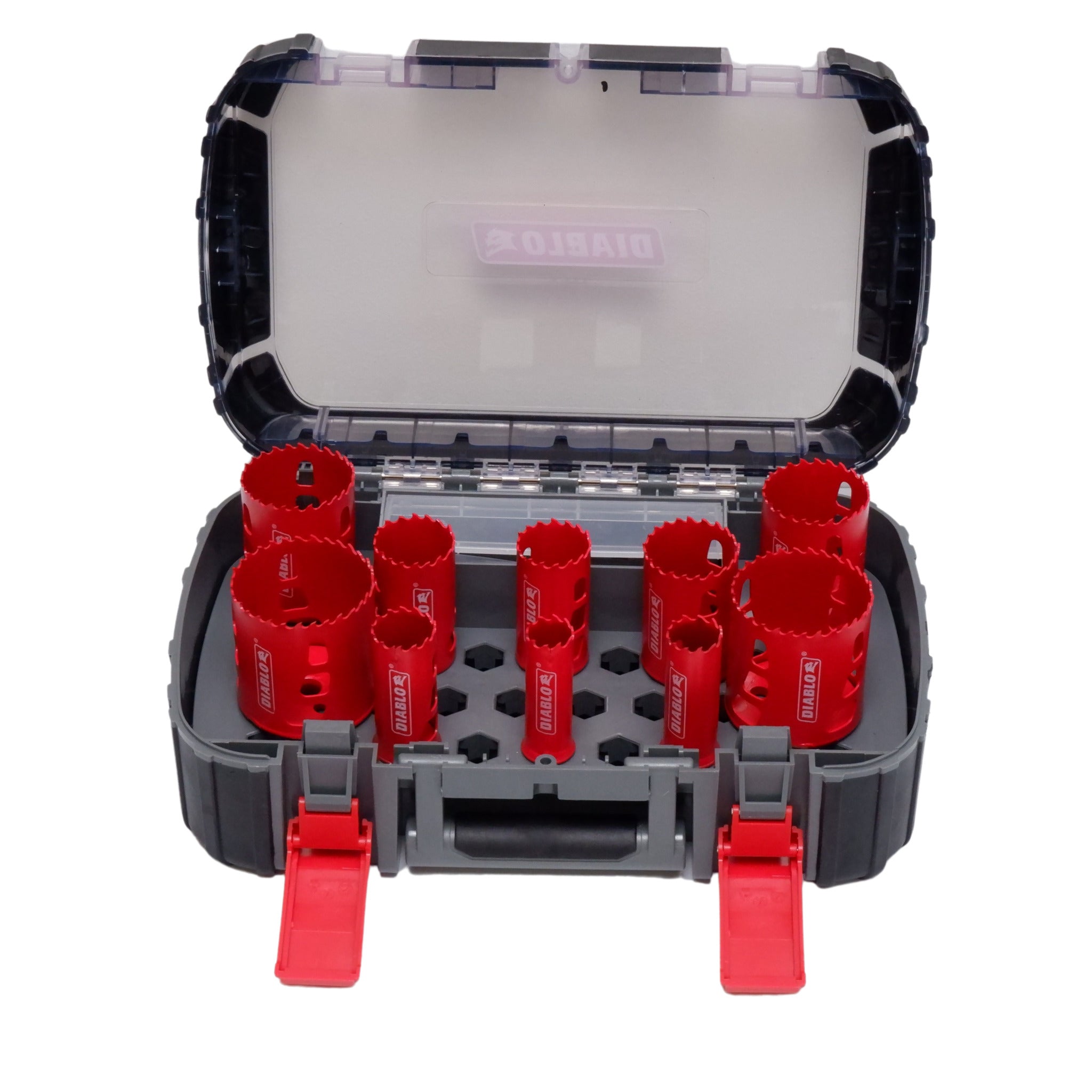 Diablo 14-Piece Bi-Metal Hole Saw Set – High-Speed Steel Cutting for Wood, Metal & Plastic – Perfect for DIY, Construction & Plumbing Projects