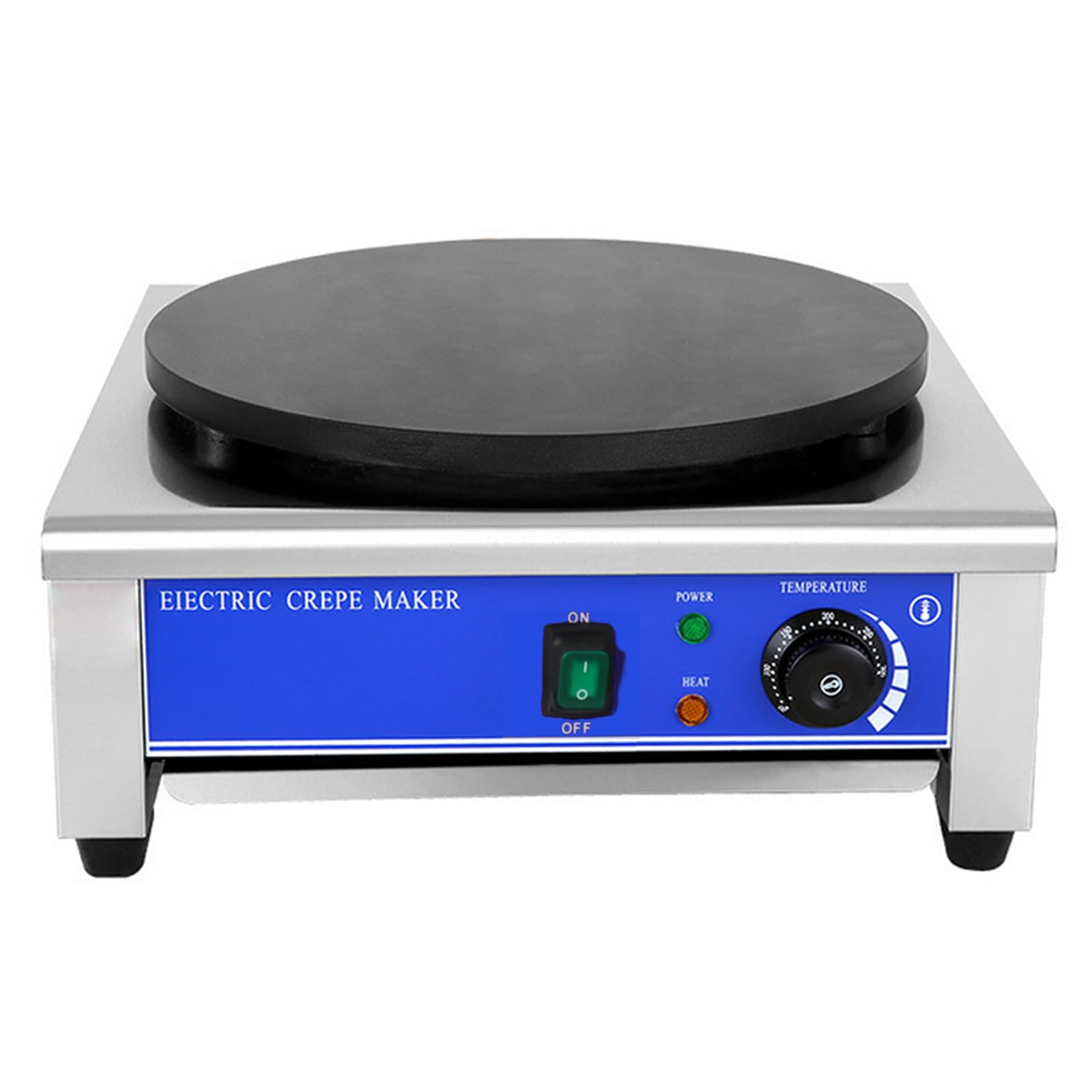Commercial 2000W Electric Crepe Maker - 15.7