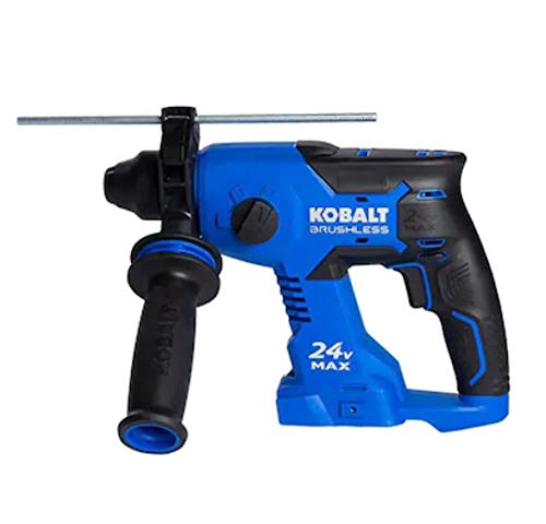 Kobalt 24V 7/8-inch SDS-Plus Cordless Rotary Hammer Drill (Tool Only) - Perfect for Concrete Drilling, Demolition & Masonry Work