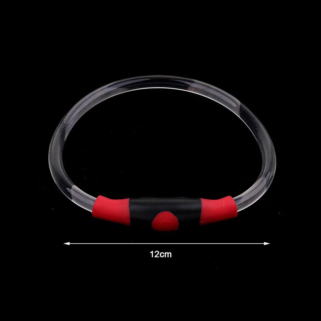 Enakshi LED Dog Collar with Battery - Glowing Pet Safety Collar for Night Walks | Yellow Light | Waterproof & Adjustable | Perfect for Dogs & Cats | Ideal for Evening Jogging, Camping & Nighttime Visibility