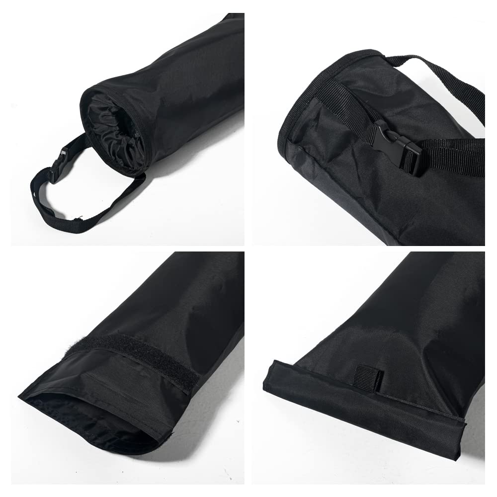 VAGURFO 2 Pack Car Trash Bags - Hanging Vehicle Garbage Can with Elastic Vent & Velcro Bottom Opening - Car Back Seat Headrest Litter Storage - Ideal for Road Trips, Commuting & Family Travel