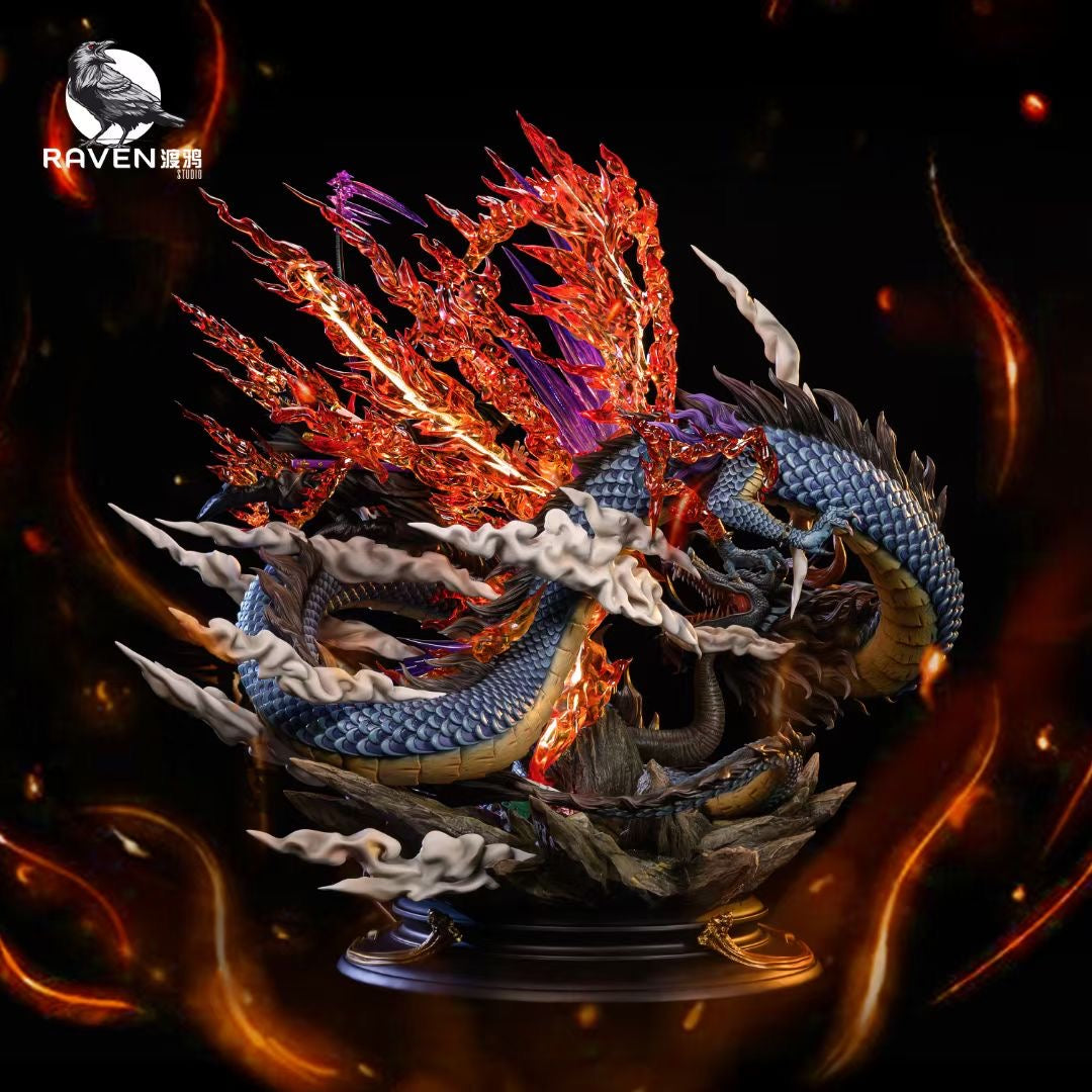 Raven Studio Zoro vs Kaido Anime Figure - One Piece Collectible Action Figure for Anime Fans, Home Decor, and Gift Giving