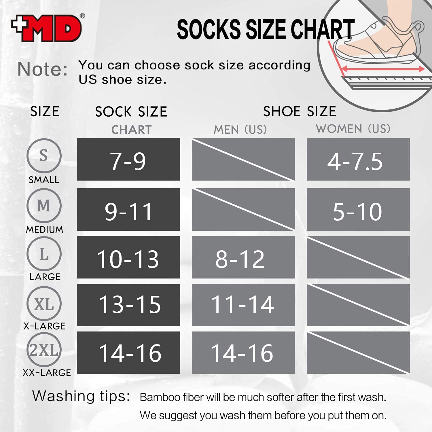 6 Pack Men's Heavy Cushioned Ankle Socks - Moisture Wicking Work & Athletic Socks for Running, Hiking & Everyday Comfort (MD Brand)