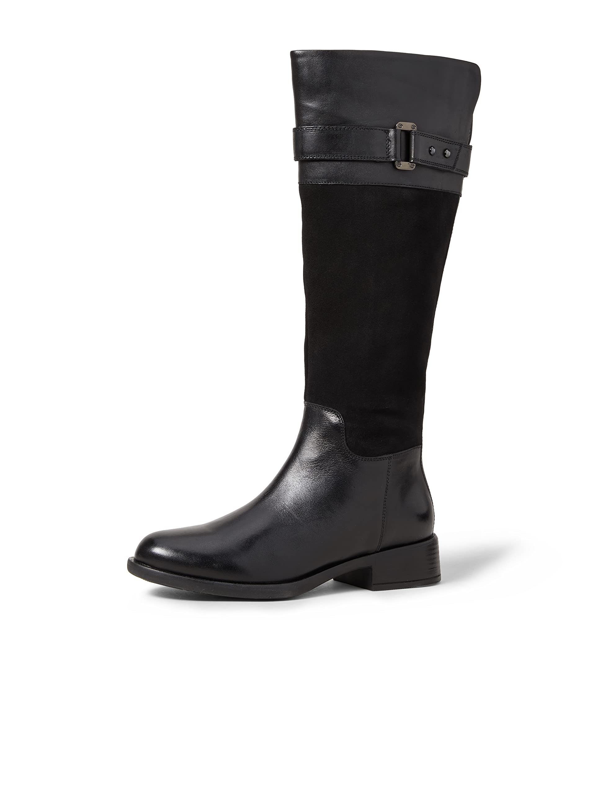 Geox Women's Classic Knee High Boots - Waterproof Leather Winter Boots for Women, Comfortable Slip Resistant Ankle Support - Perfect for Snow, Rain & Cold Weather Walking
